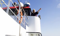 Skipper Ivan på M/S NEMO